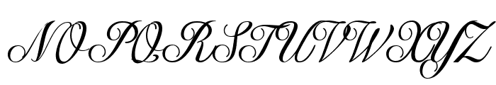 Mahogany Regular Font UPPERCASE