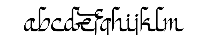 Mahyatti Font LOWERCASE