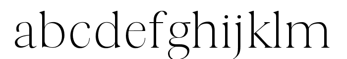 Maiah-Light Font LOWERCASE