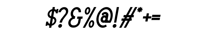 Mailgram Italic Font OTHER CHARS