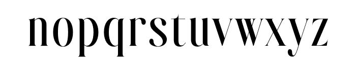 Maillore Font LOWERCASE