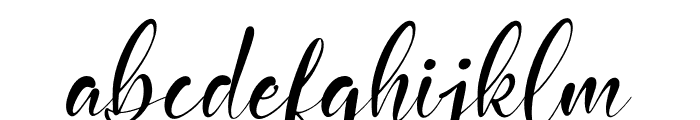 Mainches Cantika Italic Font LOWERCASE