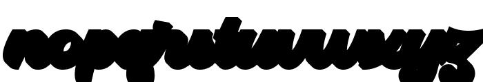 Mainstay - Extrude Font LOWERCASE