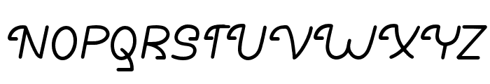 Majadira-Regular Font UPPERCASE