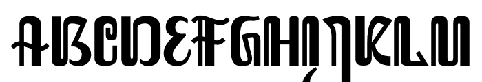 Majapahit Heritage Font UPPERCASE