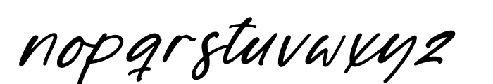 Majestic Skyline Italic Font LOWERCASE