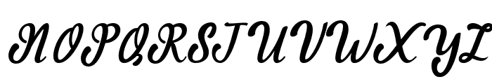 MajesticScript Font UPPERCASE