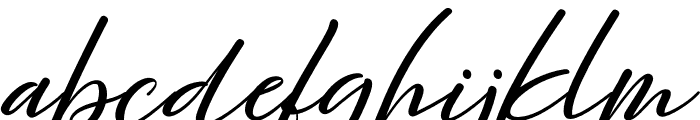 MajesticWisteria-Regular Font LOWERCASE
