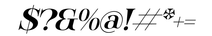 Majesty Goldera Italic Font OTHER CHARS