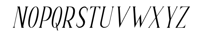 Majesty-Italic Font UPPERCASE