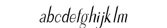 Majesty-Italic Font LOWERCASE