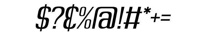 Majonu Italic Font OTHER CHARS