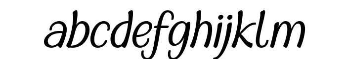 Make It Together Italic Font LOWERCASE