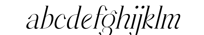 Makgery Italic Font LOWERCASE