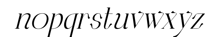 Makgery Italic Font LOWERCASE