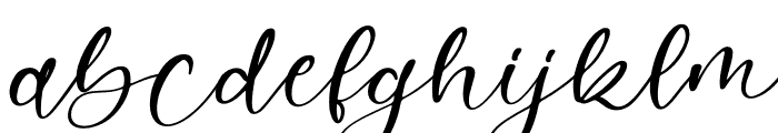 Makien Cantick Italic Font LOWERCASE