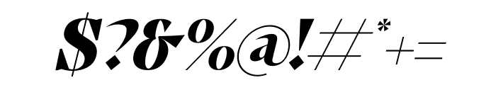 Makien Italic Font OTHER CHARS