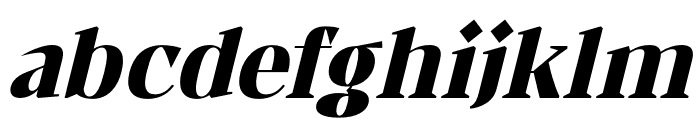 Makien Italic Font LOWERCASE