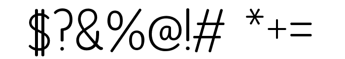MakinaLotus-Light Font OTHER CHARS