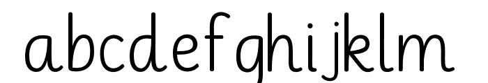 MakinaLotus-Light Font LOWERCASE