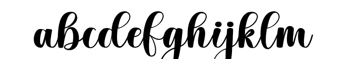 Makna Script Font LOWERCASE