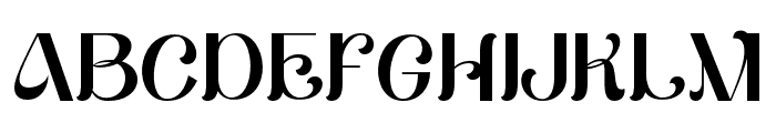 Maknoe Regular Font UPPERCASE