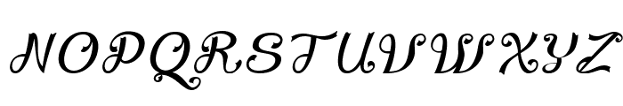 Makulcey Italic Font UPPERCASE