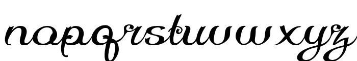 Makulcey Italic Font LOWERCASE