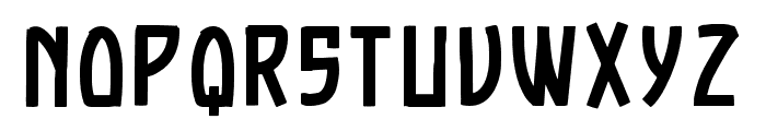 Makuton-Regular Font LOWERCASE