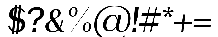 Malak Bold Italic Font OTHER CHARS
