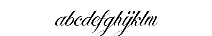 Malbrouck Script Font LOWERCASE