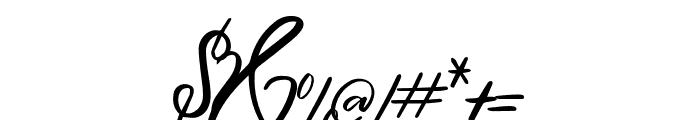 Maldinascript-Regular Font OTHER CHARS