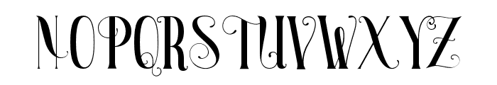Maleficent Font UPPERCASE