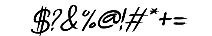 Malefoy Italic Font OTHER CHARS