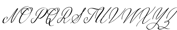 Malena-Regular Font UPPERCASE
