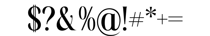 Malenthos Serif Font OTHER CHARS