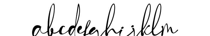 Maletha Collection Signature Font LOWERCASE