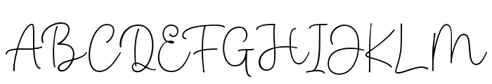 Malgosha-Regular Font UPPERCASE