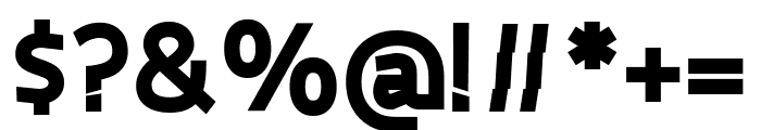 Malibo Extra Black Font OTHER CHARS