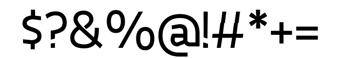 Malibo Medium Font OTHER CHARS