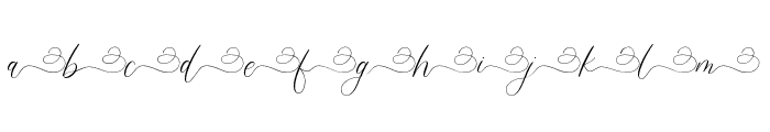 Maligai Swash 03 Font LOWERCASE