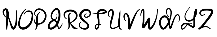 Malika-Regular Font UPPERCASE