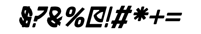 Malingus Italic Font OTHER CHARS