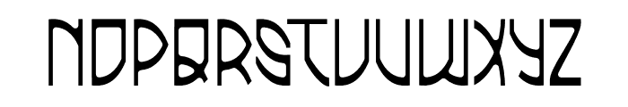 Malingus Thin Font UPPERCASE