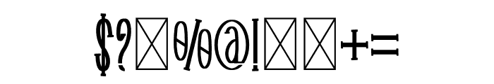 Mallfrish Font OTHER CHARS