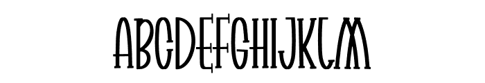 Mallfrish Font UPPERCASE
