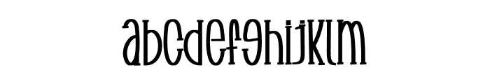 Mallfrish Font LOWERCASE