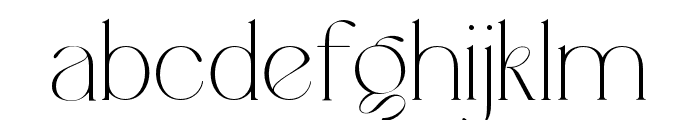 Mallong Regular Font LOWERCASE