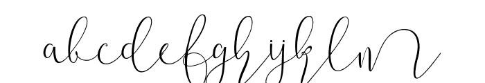 Mallow Script Font LOWERCASE
