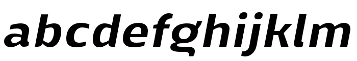 Mally SemiBold Italic Font LOWERCASE